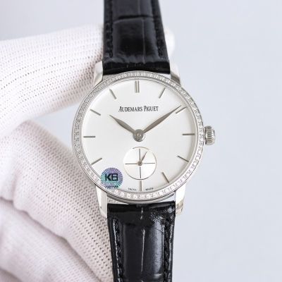 Audemars Piguet Lady Cal.3090 Manual Movement 33mm Italian Cowhidel Leather Strap Watch